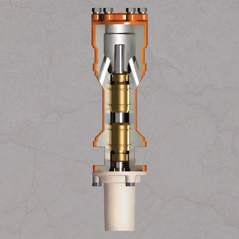 Interior components of ESP gas intake device